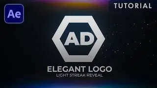 Elegant Light Streak Logo Reveal | After Effects Tutorial