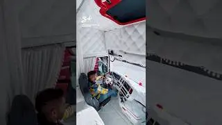 Why does this truck interior kinda look like one big mattress...? 😍 #truck #interior #vehicle