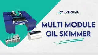 Floating Multi Module Oil Skimmer | Efficient Oil Spill Recovery | Potential Engineering