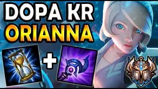 Apdo (Dopa) Orianna vs Qiyana - Road to Rank #1 Korea Challenger 1366 LP