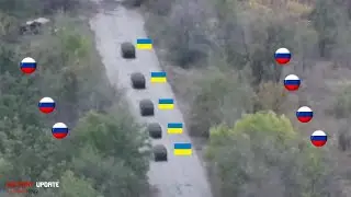 Смертельная засада на украинский и натовский конвой попала на камеру