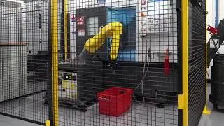 Haas Robot Package 1   5.ª PARTE: PESTAÑA DE DESCARGA DE PIEZAS