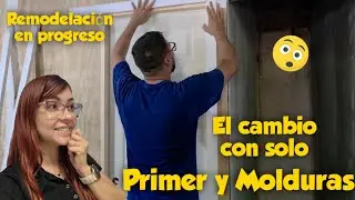 Comenzamos a pintar con primer | Puertas nuevas | Las molduras hacen la diferencia #houserenovation 