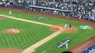 Aaron Judge 2025 ALDS game tying 3 run home run from the crowd