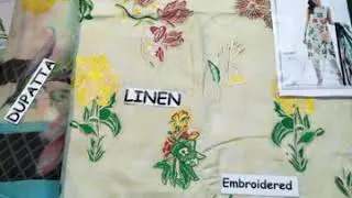 Ethnic mbroidered linen winter collection 2019