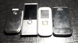 все старые телефоны телефоны 4 ( Sony Ericsson Z610i, f+ B241, Samsung gt e1282t, mini Samsung s2)