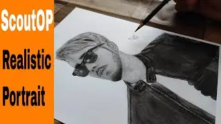 Realistic portrait of ScoutOP| Full Timelapse