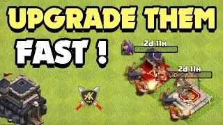 Upgrade your Heroes Faster With Goblin Knife at Town Hall 9 ! Best Dark Elixir Farming
