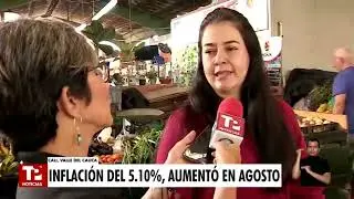 La inflaci&oacute;n en Colombia subi&oacute; a 5,10% en agosto, seg&uacute;n el Dane