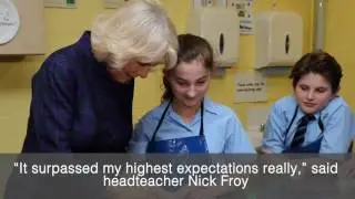 Duchess of Cornwall visits Newmarket