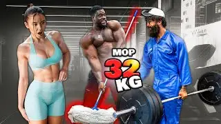 Anatoly&rsquo;s 32kg Mop Prank is TOO CRAZY! (Gym Freakout) 🤪 (PART_2)