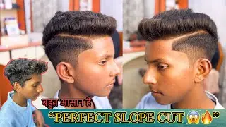 Perfect Two Side Slope Haircut ✂️| New Trending Hairstyle 2025 | You will learn 💯 from this video...