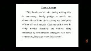 Voters pledge!!! in english!!! by MD Alam