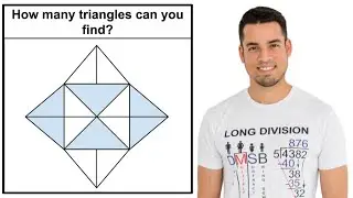 🔺 How Many Triangles Can YOU Spot in This Shape? 🧠🔍