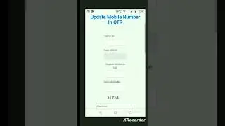 how to update mobile number for OTR. change mobile no to one time registration