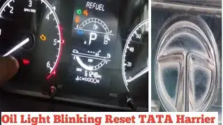 TATA Harrier BS6 Oil Light Blinking Service Reset