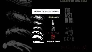 Best Zombie Shows All Time | #shorts #series #zombie