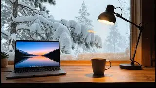 Frozen Morning Jazz ☕❄ Smooth Instrumental for Calm Winter Focus