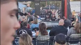 First cage match armbar sub!