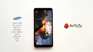 Samsung Galaxy A7 2018 - AnTuTu Benchmark!