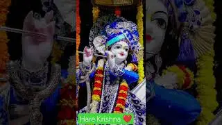 Hare Krishna ❤️🦚#radheshyam #youtubeshorts#positivevibes #radharaniji#krishnaji#virulnew #youtubreel