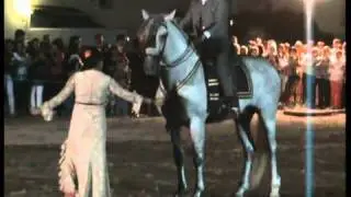 BAILE DE CABALLOS EN BURGUILLOS DEL CERRO.