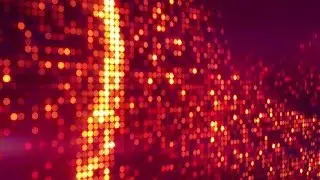 Circle Pixel Waves Abstract Loopable Background stock footage