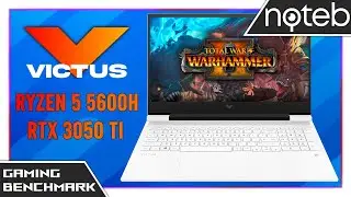 HP Victus 16 (2021) - Total War: Warhammer II Gameplay Benchmark (Ryzen 5 5600H, RTX 3050 Ti)