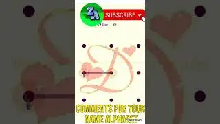 D Pattern lock | Pattern lock style | Alphabet D pattern lock |#short