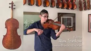 (SOLD) Alexander Tzankow 2020 viola / Brandon Encinas / at the Metzler Violin Shop