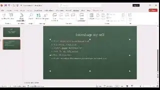 Mspowerpoint membuat ppt (presentasi perkenalan diri)