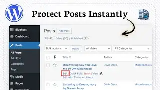 How to password protect posts and pages in WordPress