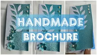 HOW TO MAKE A BROCHURE FOR SCHOOL PROJECT💡HANDMADE TRIFOLD BOOKLET FOR STUDENTS | HANDMADE