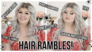 Toning My Extensions & Adding A Shadow Root + Hair Rambles | FEAT Irresistible Me Hair Extensions