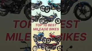 TOP 10 BEST MILEAGE BIKES IN INDIA🏍️