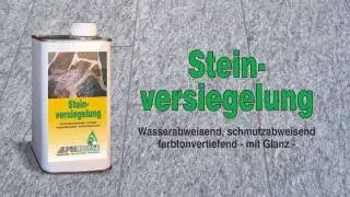 Steinversiegelung Anwendung auf Naturstein wie Granit, Porphyr, Schiefer