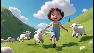 Lambs in Fields Play Hide and Seek | Fun Farmyard Song for Kids | Animal Adventure Rhyme