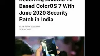 Oppo F7 Starts Receiving Android 10-Based ColorOS 7