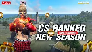 🔴[Live] Free Fire New Cs Rank Season Rank Push Live DAY-3 😱 || TANU GAMING || 🎮🔥