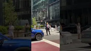 Trump is taking over the traffic situation in Fifth Avenue 🙃