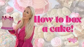 How to BOX a cake with allergen labels. What DO & DON'T I need!