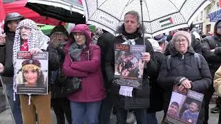 Rassemblement pour d&eacute;noncer le faux cessez le feu &agrave; Gaza, Lyon, 10 janv 2026