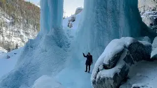 Panther Falls // Short and  Dangerous Hike // Frozen Waterfalls