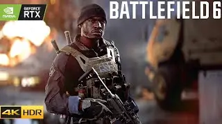 Battlefield 6 Campaign PC 4K HDR 60 FPS Cinematic Gameplay