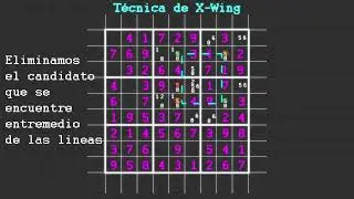 T&eacute;cnica de X-Wing | Sudoku avanzado
