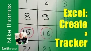 Excel: Создайте свой собственный ежедневный трекер для отслеживания чего угодно.