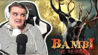 DAMN! BAMBI IS A BEAST!!! I Official Trailer Reaction on Bambi: The Reckoning I Bambi Horror Film