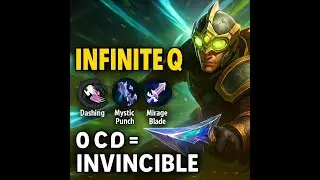 Infinite Q Master Yi: Unkillable 0 CD Build! &ndash; League Arena Gameplay