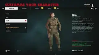 Zombie Army 4 - Default Karl: Weapons, Gear (Beret) Emotes, Taunts PS4 Pro Gameplay (2020)