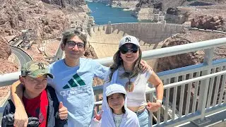 Day Tour to Grand Canyon Part 1 - Boulder city with big horn sheep - Hoover Dam | Day 9a in Vegas
